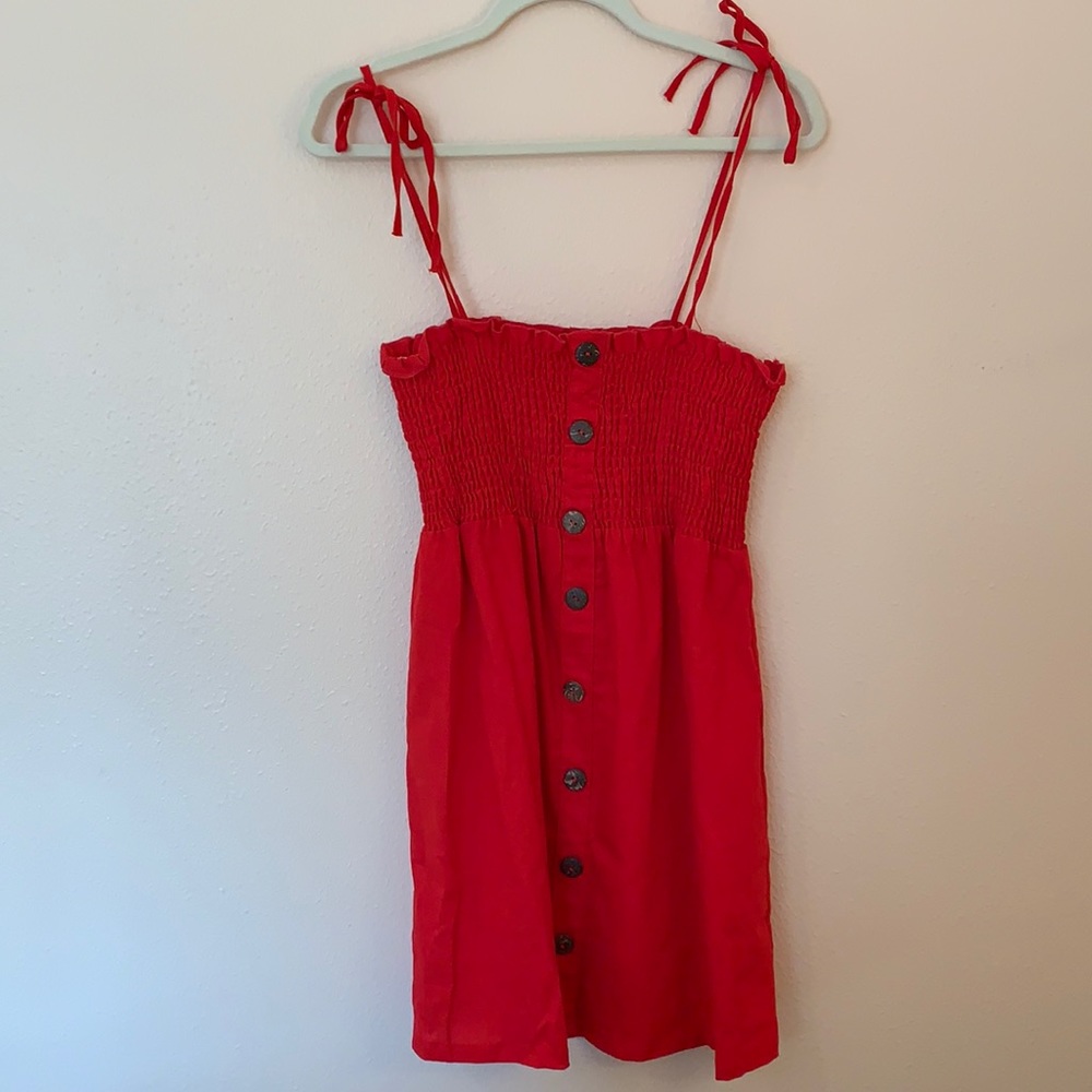 Red dress